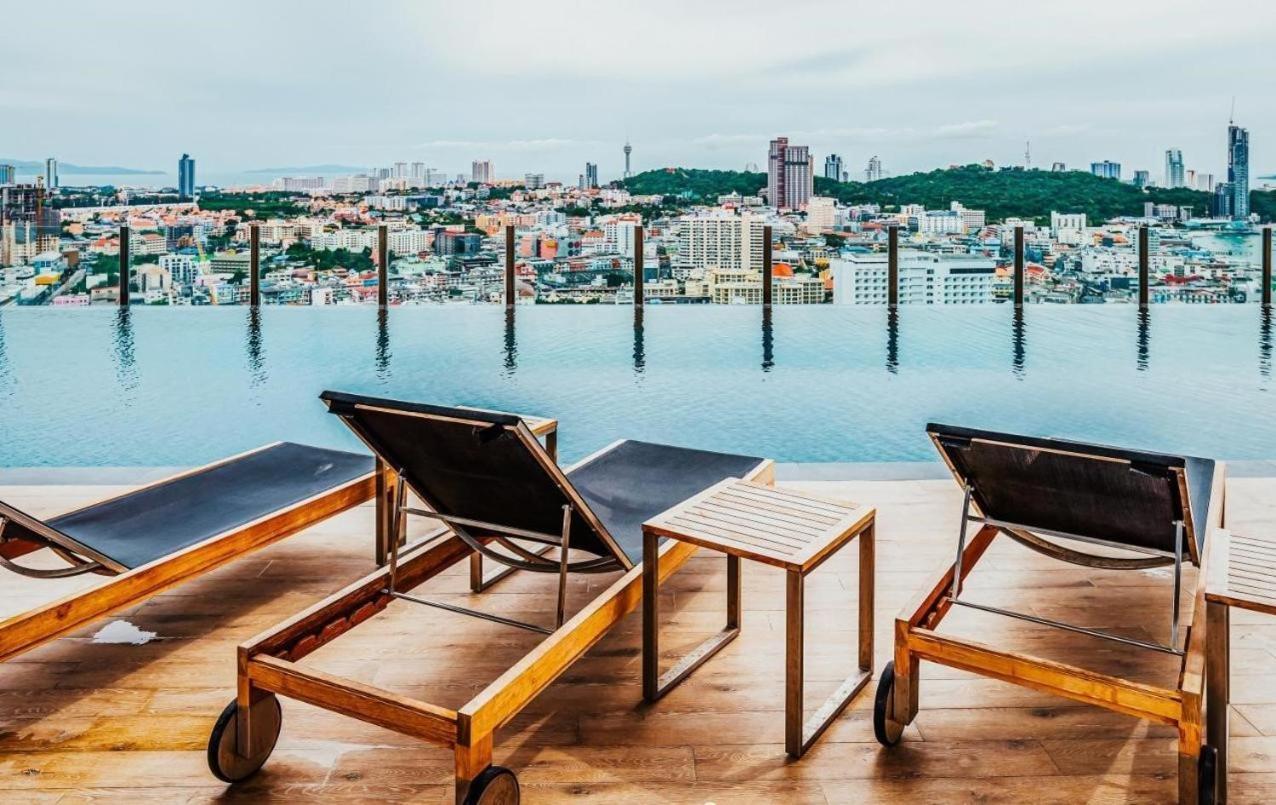 Amazing Infinity Pool Condo Next To The Beach Pattaya Eksteriør bilde