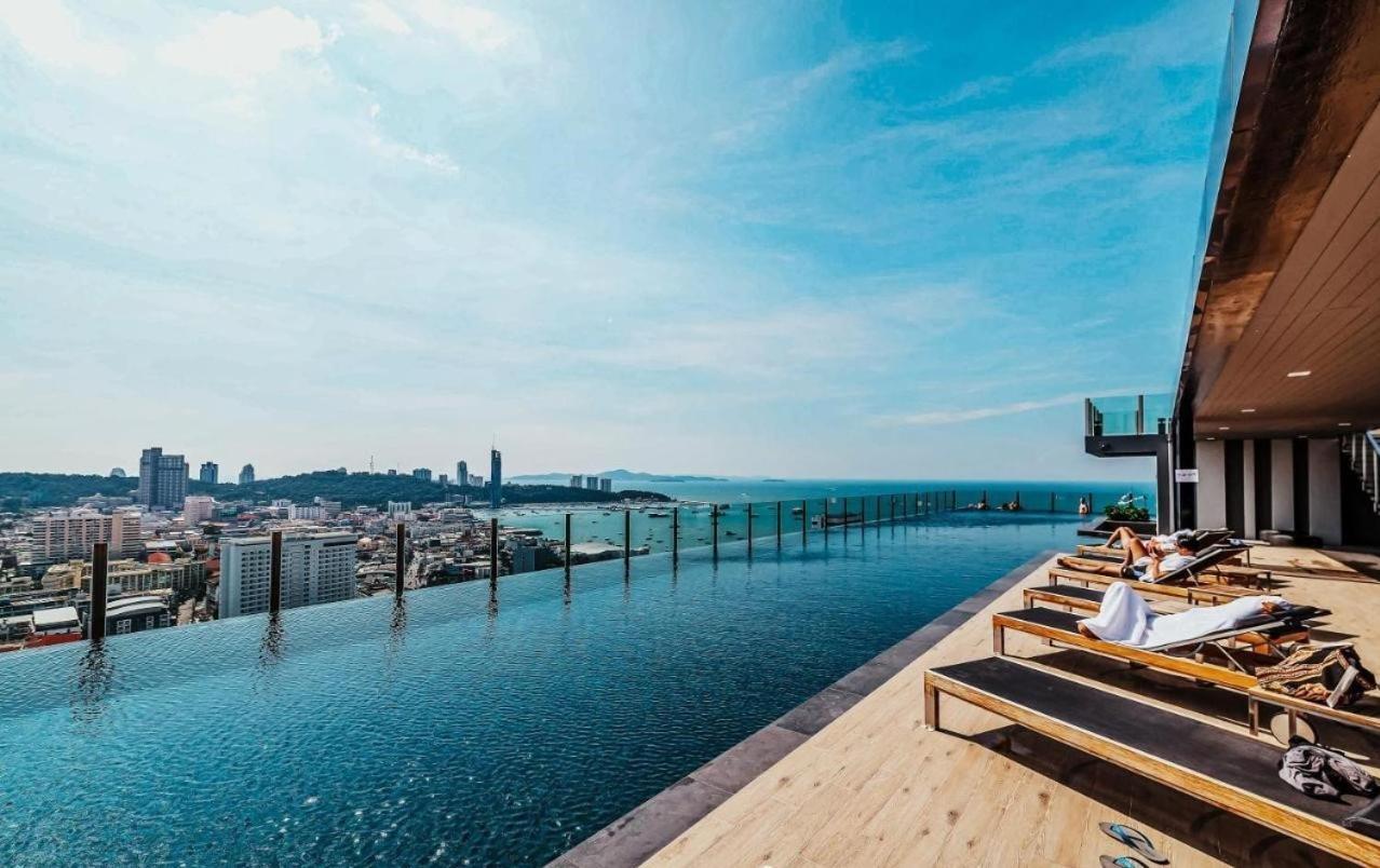 Amazing Infinity Pool Condo Next To The Beach Pattaya Eksteriør bilde