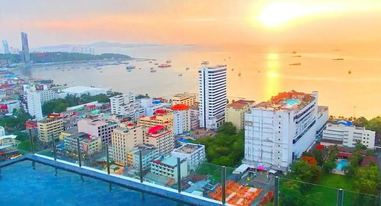 Amazing Infinity Pool Condo Next To The Beach Pattaya Eksteriør bilde