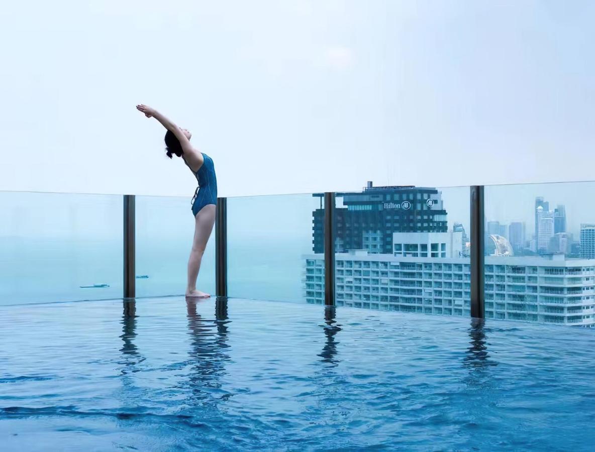 Amazing Infinity Pool Condo Next To The Beach Pattaya Eksteriør bilde