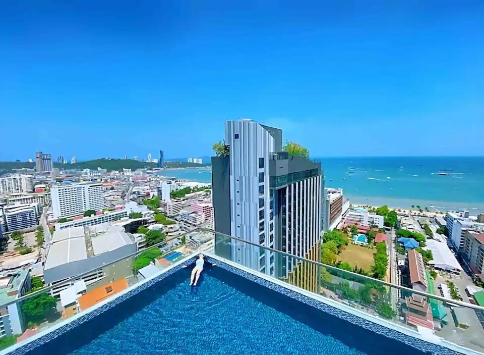 Amazing Infinity Pool Condo Next To The Beach Pattaya Eksteriør bilde